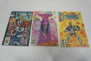 lot 229 image: (3) Force Works #3 SEPT  Teen Titans Raven #2 JULY  Cyborg #1 JUNE  DC Marvel Comics