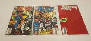 lot 233 image: (3) Avengers West Coast #57 AUG  #100 NOV  #102 DEC  Marvel Comics