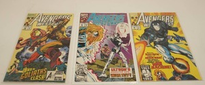 lot 235 image: (3) Avengers West Coast #90 JAN  #91 FEB  #92 MAR  Marvel Comics