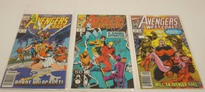 lot 239 image: (3) Avengers West Coast         Marvel Comics