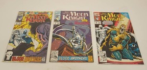 lot 245 image: (3) Moon Knight #33 DEC  #35 FEB  #37 APR Marvel Comics