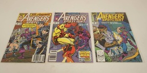 lot 251 image: (3) Avengers Spotlight Marvel Comics