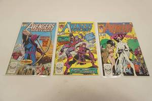 lot 253 image: (3) Avengers Spotlight Marvel Comics