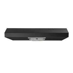 Vissani Arno 30 in. 240 CFM Convertible Under Cabinet Range Hood in Black with Lighting and Charcoal Filter