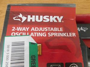 2 - Husky 4000 sq. ft. Poly Base Oscillating Sprinkler