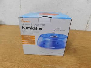 Crane 0.2 Gal. Personal Ultrasonic Cool Mist Tabletop Humidifier for Small Rooms up to 160 sq. ft.