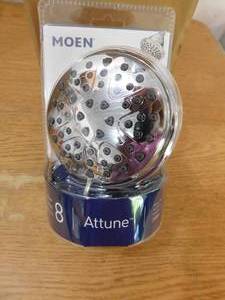 (3) MOEN Attune 8-Spray Patterns 4 in. Single Wall Mount Fixed Shower Head in Chrome