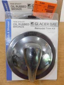 (6) Glacier Bay 1-Handle Valve Trim Kit in Oil Rubbed Bronze (Valve Not Included)