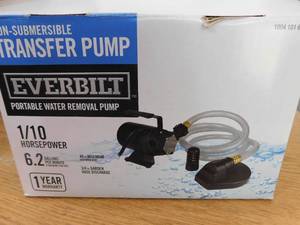 Everbilt 110 HP Non-Submersible Self-Priming Transfer Pump