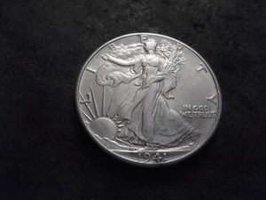 lot 46 image: 1941 Walking Liberty Half Dollar