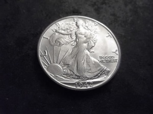 1942 S Walking Liberty Half Dollar
