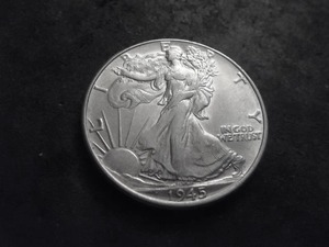 1945 Walking Liberty Half Dollar