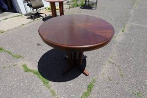 lot 50A image: Round Wood Table