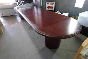 lot 25A image: Wood Conference Table - 10 Long