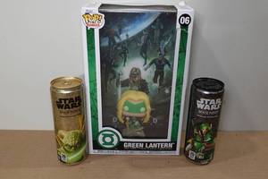 lot 281 image: Green Lantern POP Figure with 2 Star Wars Space Punch