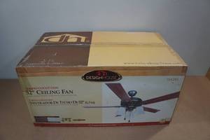 lot 49 image: Designhouse 52 Celing Fan with Lights