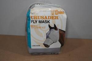 lot 154 image: 2 Cashel Crusader Fly Masks -Draft Long Nose