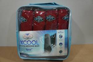 lot 158 image: Professionals Choice 2xCool 4-Pack Sports Medicine Boots -Large