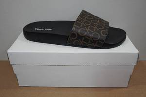 lot 205 image: Calvin Klein Womens Athens Slides -Size 10