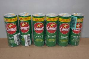 lot 218 image: 6 Comet with Bleach Cleaner 21oz