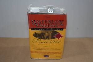 lot 221 image: 1 Gallon Waterlox Medium Sheen Tung Oil Wood Finish