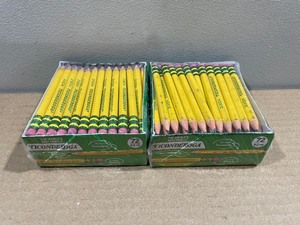 lot 54 image: 2 72-Packs of Ticonderoga Wood Golf Pencils
