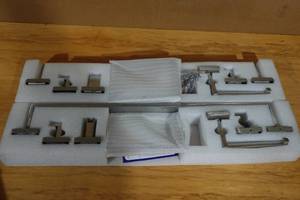2 Sets 5-Piece Bathroom Hardware -Brushed Chrome