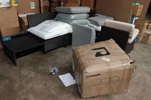 Assorted Patio Furniture - Loveseat, 3 Chairs, Couch Pieces