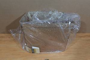 2  Storage Bins 11.5x8.75x14 -Glitter Gold