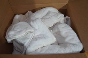 Faux Fur Full Blanket Set -Blanket & 2 Pillowcases, White