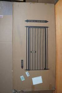 60 Tall Walkthrough Doorway Gate - White