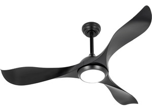 53 Solid Wood IndoorOutdoor Ceiling Fan with Lights