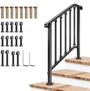 Vivosun Outdoor Handrails with Curved Ends