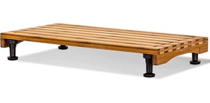 Large Bamboo Cutting Board with Adjustable Legs 11x21.25