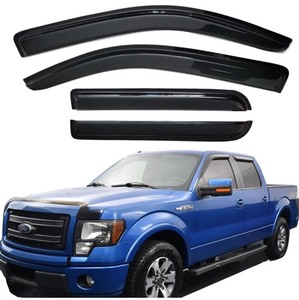 Side Window Visors Rain Guards for 2009-2014 Ford F150