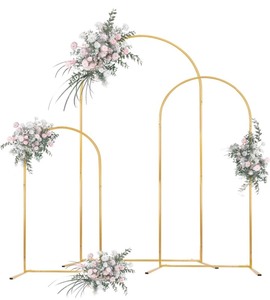 Metal Gold Arch Back Drop Stand -6.6, 5.3, 4.7