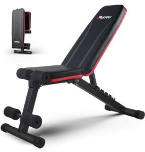 Pasyou Adjustable Weight Bench -Black