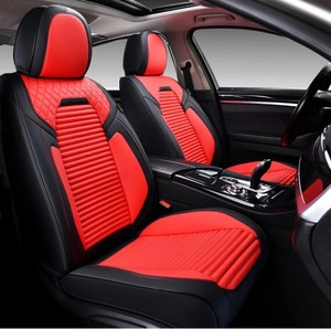 Coverado Universal Seat Covers -Red, 5-Piece