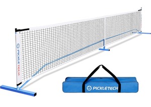 Pickletech Portable Pickleball Outdoor 22 Net -Blue