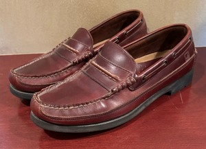 lot 35 image: Pair of Mens Leather Sperry Top Sider Loafers