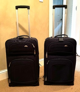 lot 51 image: Two Samsonite Travel Bags  Suitcases