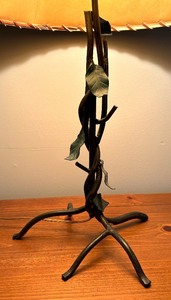 lot 53 image: Rustic Style Table Lamp