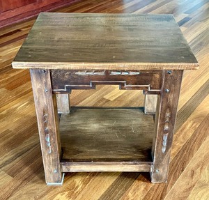 lot 26 image: New Mexico Side Table  Southwest Design Accent  Side Table 