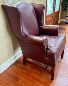 lot 23 image: Leather Craft Arm Chair