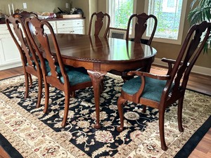 lot 8 image: Tell City Chair Company Dining Set