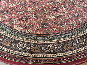 lot 21 image: Circular Area Rug