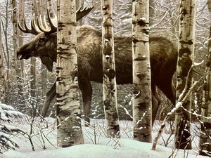 lot 96 image: Framed A Walk in the Woods by Stephen Lyman
