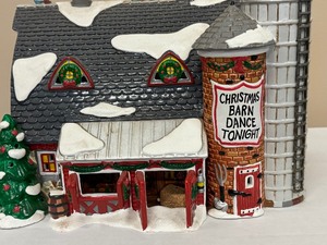 lot 97 image: Department 56 Snow Village Barn Dance