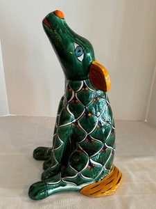 lot 65 image: Mexican Pottery Coyote Figurine