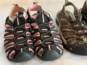 lot 67 image: Two Pairs of Womens Keens Sandals